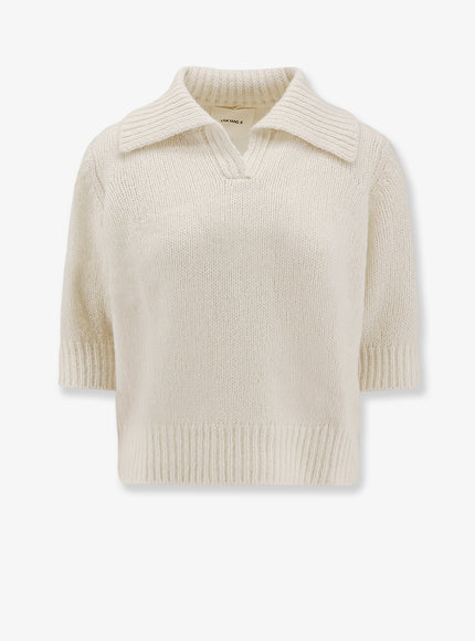 Lisa Yang Lailai Cashmere And Silk Sweater Cream