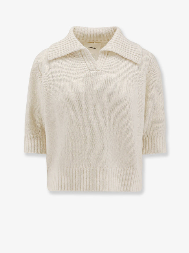 Lisa Yang Lailai Cashmere And Silk Sweater Cream