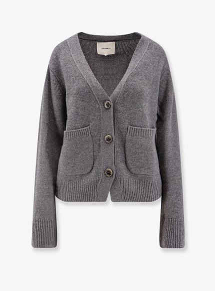 Lisa Yang Danni Cashmere Cardigan Graphite