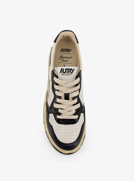 Autry Super Vintage Leather Low-Top Sneakers