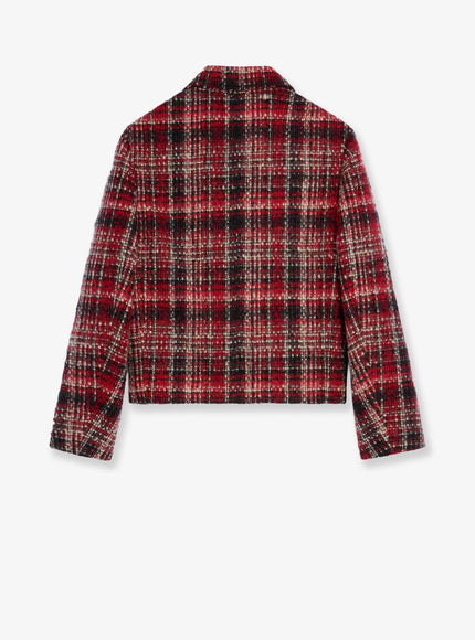 Celine Madras Wool, Cotton And Mohair Blazer