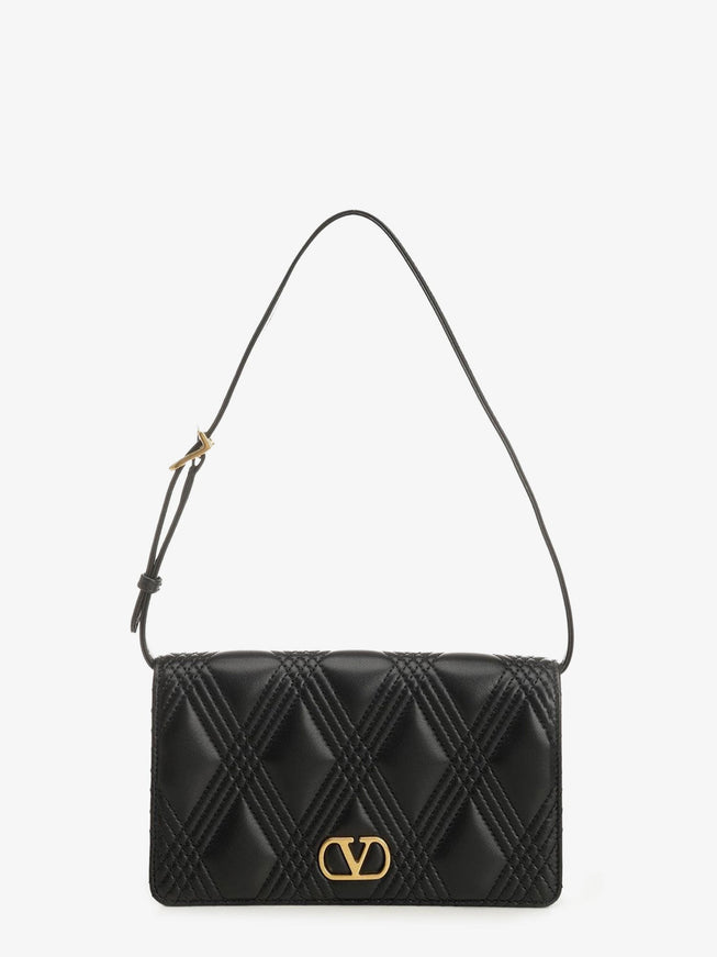 Valentino Garavani Valentino Garavani Quiltie 67 Mini Quilted Leather Shoulder Bag Uni Nero