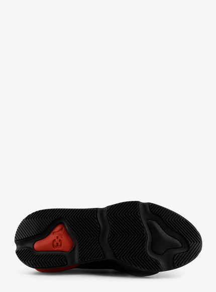 Adidas Y-3 Y-3 Kaiwa Leather And Neoprene Sneakers