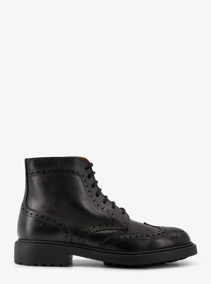 Doucal's Triumph Leather Ankle Boots Nero