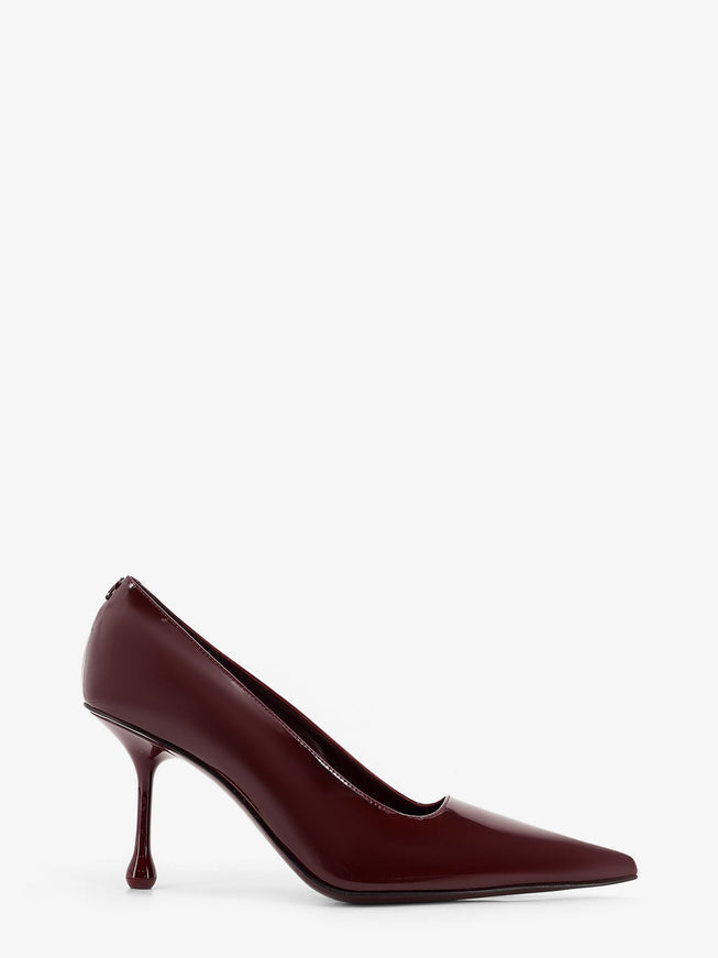 Jimmy Choo Ixia 80 Leather Pumps Garnet