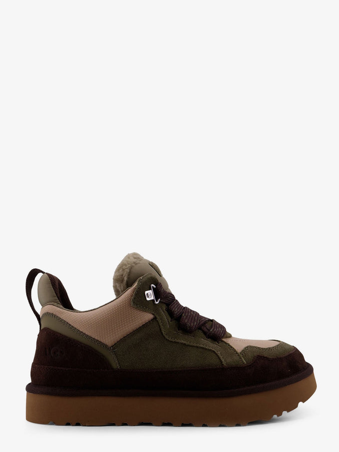 Ugg Lowmel Suede And Nylon Sneakers Burnt Olive Mustard Seed