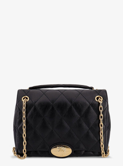 Burberry Matelassé Leather Shoulder Bag Uni Black