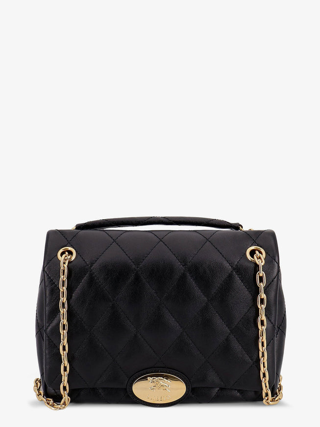 Burberry Matelassé Leather Shoulder Bag Uni Black
