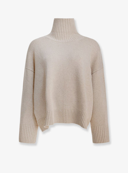 Soeur William Merino Wool Turtleneck Sweater Ecru