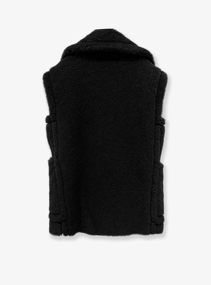 Max Mara Bormida Alpaca And Wool Sleeveless Coat