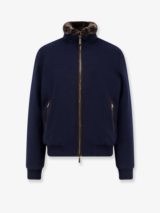 Moorer Bellati-Mrw Wool Jacket Navy