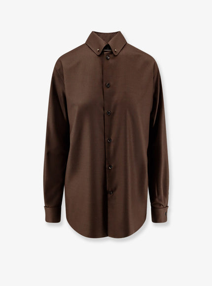 Loro Piana Tasmanian Virgin Wool Shirt Tawny Bark