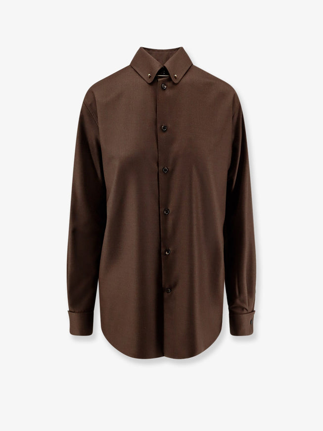 Loro Piana Tasmanian Virgin Wool Shirt Tawny Bark