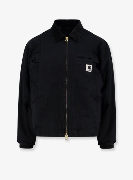 Sacai X Carhartt Wip Carhartt Wip Duck Cotton Jacket Black