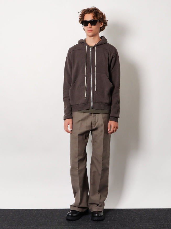 Rick Owens Cashmere Hooded Sweatshirt