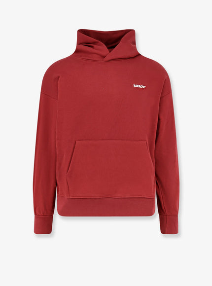Barrow Cotton Hooded Sweatshirt Bordeaux