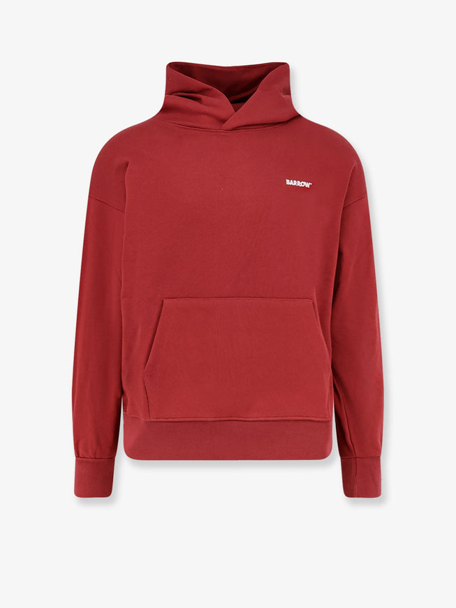 Barrow Cotton Hooded Sweatshirt Bordeaux