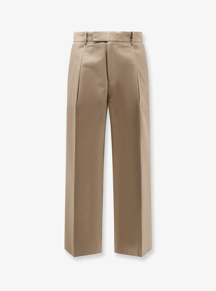 Tonywack Unisex Cotton Trousers Beige