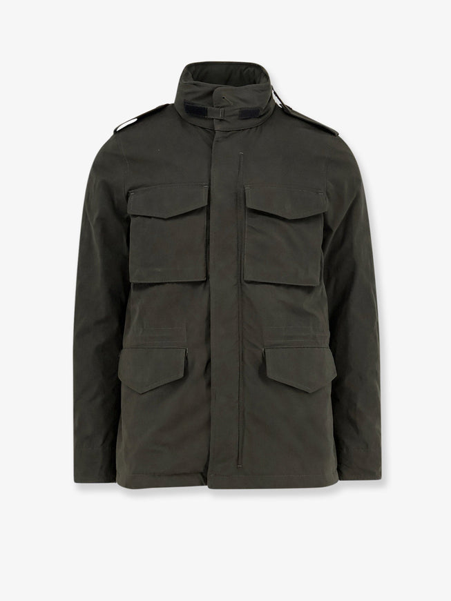 Aspesi Minifield Cotton Blend Sahariana Verdone