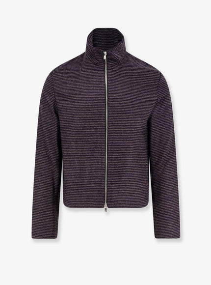 Tonywack Multi Stripe Cardigan Viola