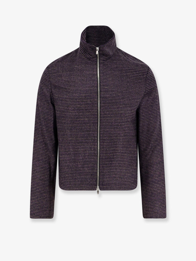 Tonywack Multi Stripe Cardigan Viola