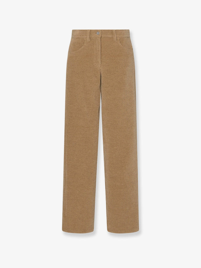 The Row Clair Corduroy Trousers Anise