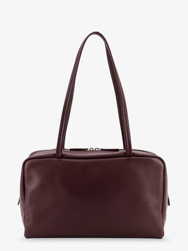 The Row Astra Leather Shoulder Bag Uni Burgundy Ans