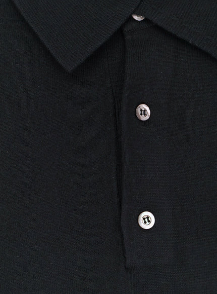 Alpha-Studio Silk And Cashmere Polo Shirt