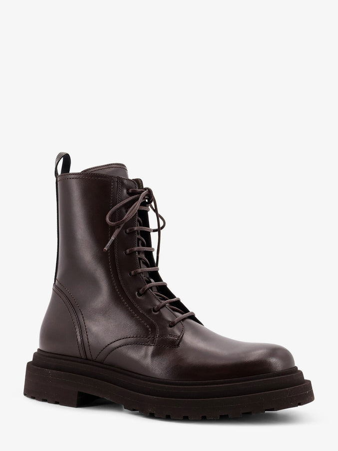 Brunello Cucinelli Leather Ankle Boots