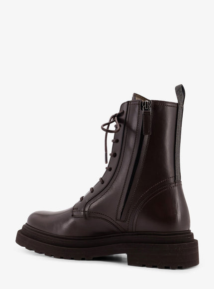 Brunello Cucinelli Leather Ankle Boots