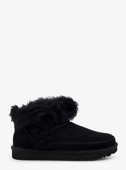Ugg W Classic Ultra Mini Suede Boots Black