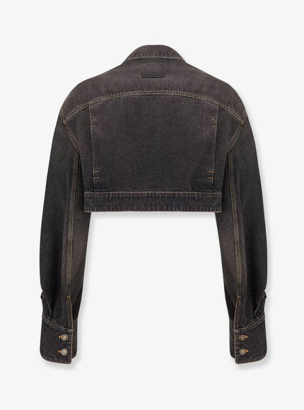 Dior Denim Jacket With Bustier Detail