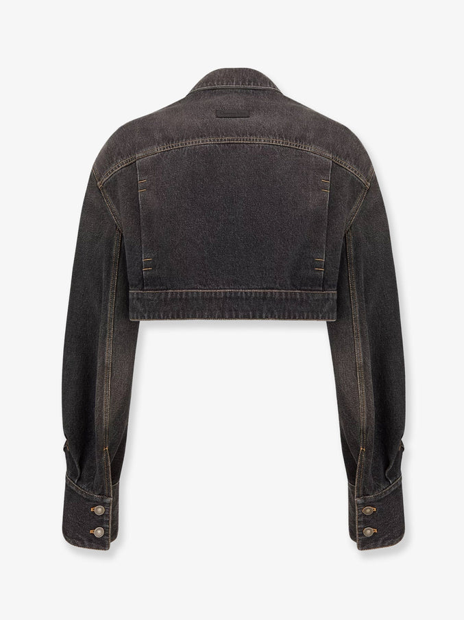 Dior Denim Jacket With Bustier Detail
