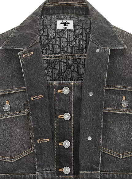 Dior Denim Jacket With Bustier Detail