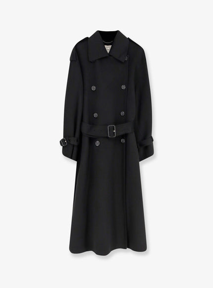 Toteme Doublé Winter Wool Trench Black