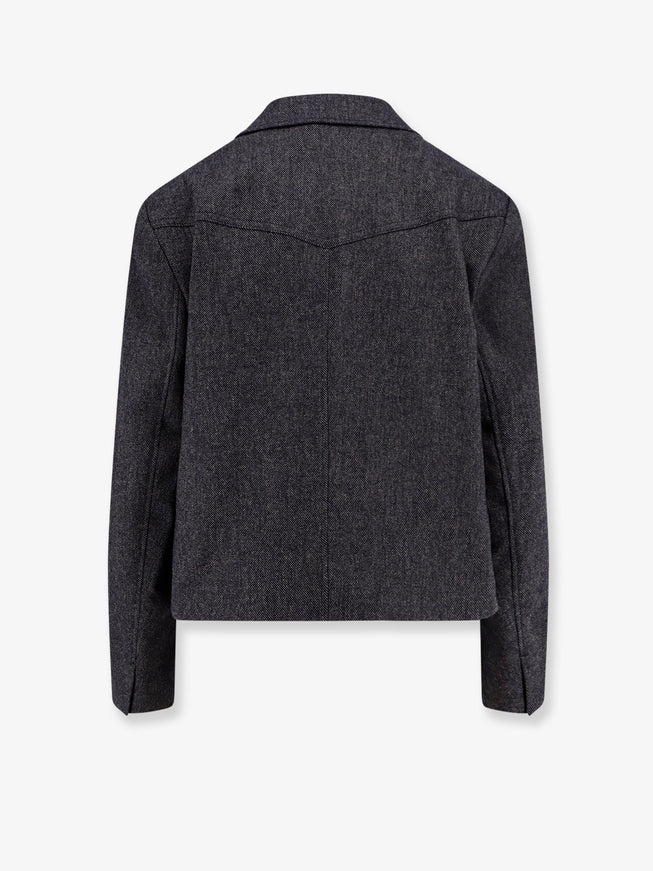Boss Jafleni Double-Breasted Wool Blend Blazer