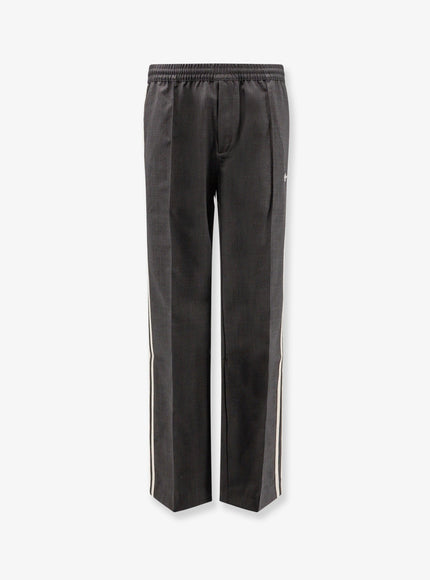 Adidas X Wales Bonner Wool Blend Trousers With Iconic Detail On The Side Grigio