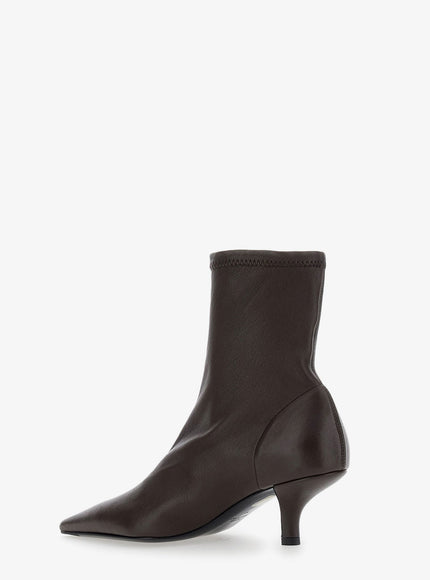 Toteme Leather Ankle Boots