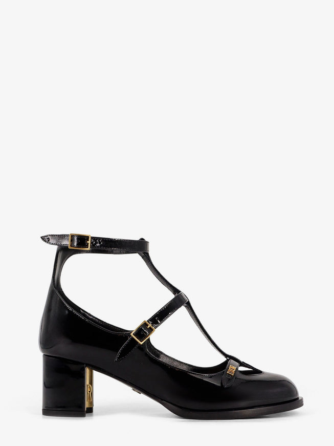Dior Aime Dior Patent Leather Mary Jane Pumps Noir
