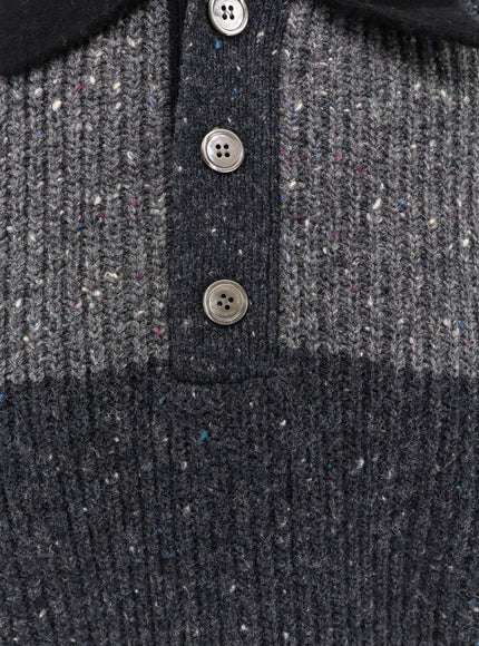 Dunst Unisex Chunky Rugby Wool Blend Sweater