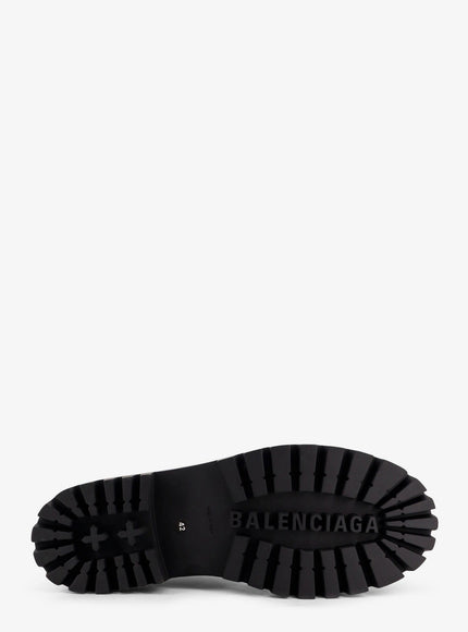Balenciaga Leather Boots With Maxi Rubber Sole