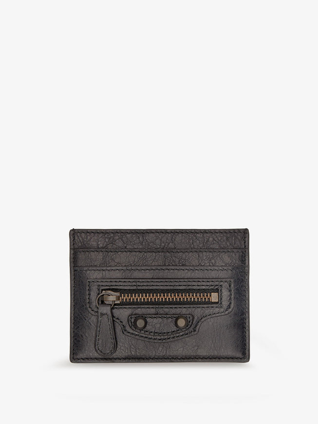 Balenciaga Le City Leather Card Holder Uni Nero