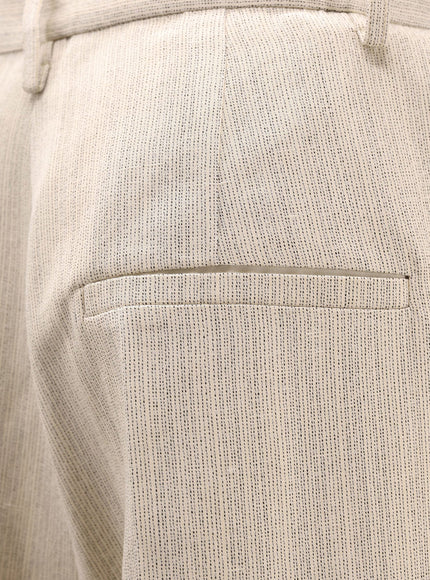Alysi Sartorial Viscose And Linen Trousers