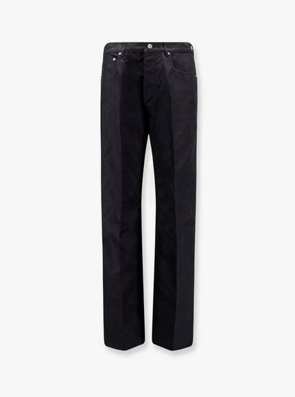 Rick Owens Geth Recycled Material Trousers Black