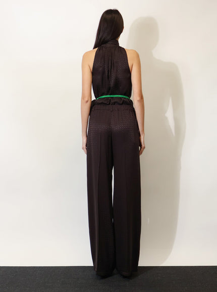 Gucci Jacquard Silk Blend Trousers