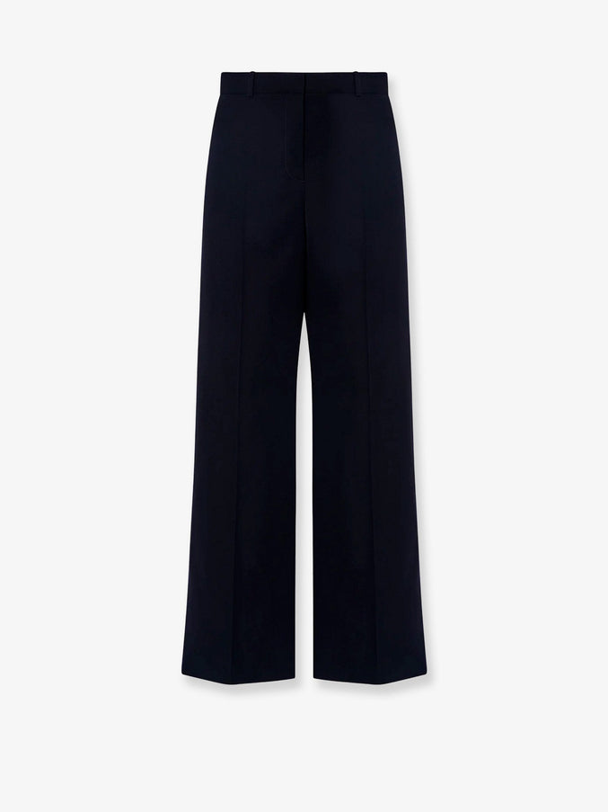 The Row Dender Wool Trousers Dark Navy
