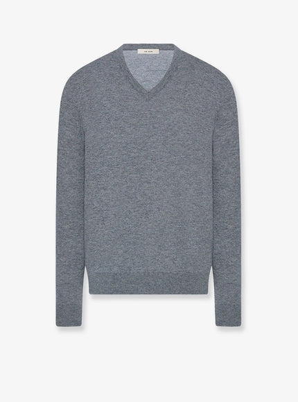 The Row Nian Cashmere Sweater Grey