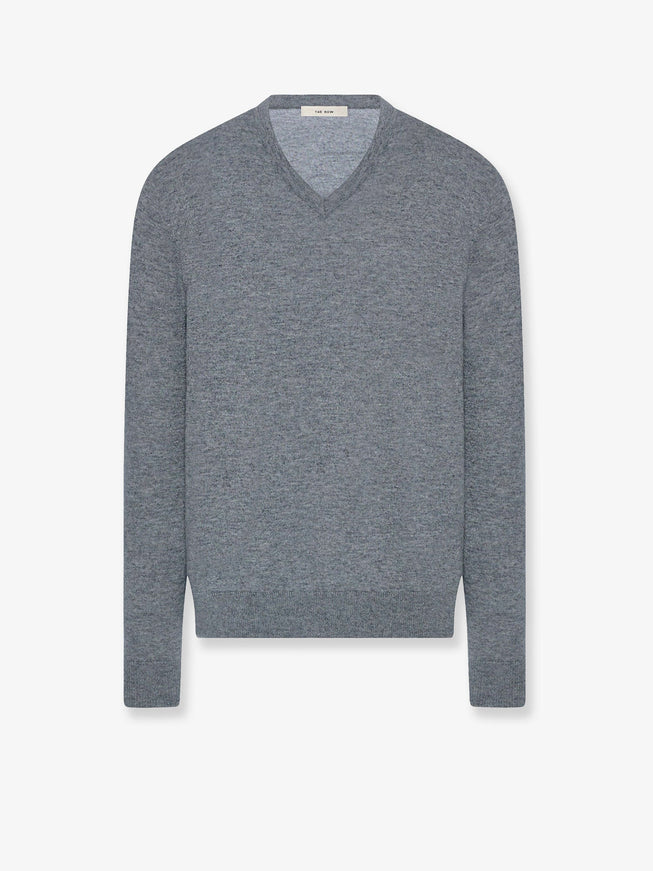 The Row Nian Cashmere Sweater Grey