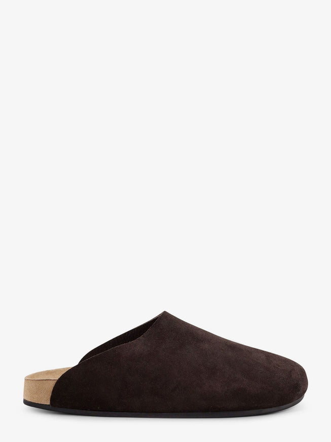 The Row Hudson Two Suede Sandals Coffee