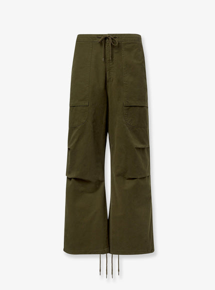 Entire Studios Barren Cargo Trousers With Drawstring At The Bottom Pine